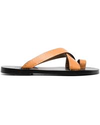 Isabel Marant - Embellished Leather Thong Sandals - Lyst