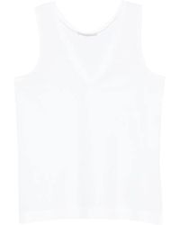 Zanone - V-Neck Sleeveless Top - Lyst