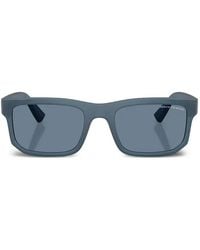 ARMANI EXCHANGE - Lunettes De Soleil À Monture Rectangulaire - Lyst