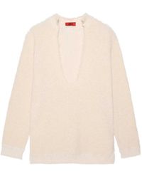 424 - Jersey Con Escote En V Pronunciado - Lyst