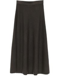 Lisa Yang - Torie Kasjmier Midi-Rok - Lyst