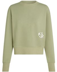 KARL LAGERFELD - Logo-Print Sweatshirt - Lyst