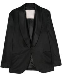 Giuliva Heritage - Shawl-Lapels Linen Blazer - Lyst