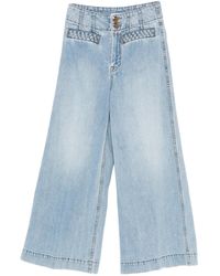 Zimmermann - Wanderlust Buttoned Jeans - Lyst
