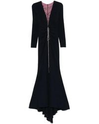 Talbot Runhof - V-Neck Gown - Lyst