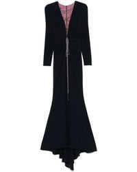 Talbot Runhof - Vネック イブニングドレス - Lyst