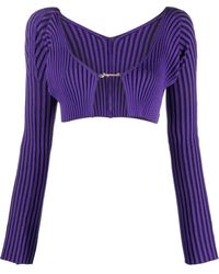 Jacquemus - La Maille Pralu Cropped Vest - Lyst