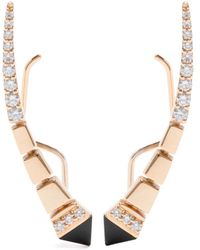 Anapsara - ダイヤモンド シングルピアス 18kイエローゴールド - Lyst