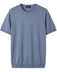 Drumohr - Fine-Knit Short-Sleeve T-Shirt - Lyst