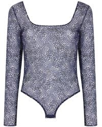 Aubade - Vibrant Emotion Leopard-Print Bodysuit - Lyst