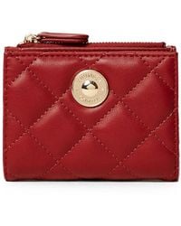 Twinset - Quilted Logo-Plaque Wallet - Lyst
