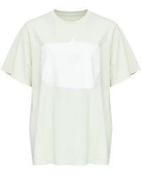 MM6 by Maison Margiela - Stamp-Motif T-Shirt - Lyst