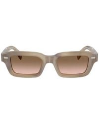 Brunello Cucinelli - Rectangle-Frame Sunglasses - Lyst