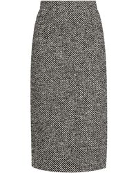Dolce & Gabbana - High-Rise Pencil Skirt - Lyst
