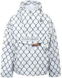 Napapijri - X Pdf Channel Rainforest Chain-Link Print Jacket - Lyst