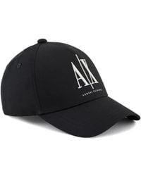 ARMANI EXCHANGE - Logo-Embroidered Baseball Cap - Lyst