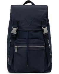 Guess - Berlin Logo-Patch Buckle-Fastening Backpack - Lyst