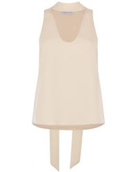 Raquel Diniz - Tie-Neck Blouse - Lyst