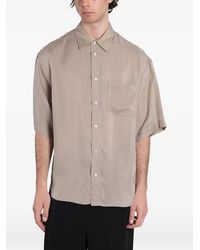 Grifoni - Short-Sleeve Chest-Pocket Shirt - Lyst