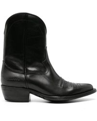 DSquared² - 50mm Leather Western Boots - Lyst