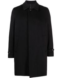 Hevò - Single-breasted Cashmere Coat - Lyst
