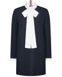 Thom Browne - Abito Corto Con Fiocco - Lyst