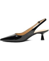 Stuart Weitzman - Zapatos Sculpt de charol con tira en la parte posterior y tacón de 35 mm - Lyst