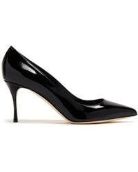 Sergio Rossi - Godiva Pumps Aus Lackleder 75Mm - Lyst