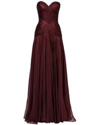 IRIS SERBAN - Yuliel Strapless Ruched Maxi Dress - Lyst