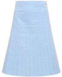 MM6 by Maison Margiela - Striped Mini Skirt - Lyst