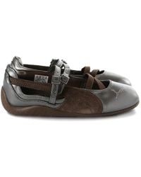 PUMA - Speedcat Buckle-Strap Ballet Flats - Lyst