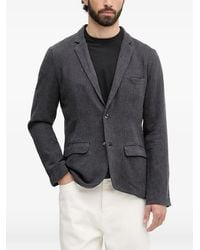 Lindbergh - Herringbone Notched-Lapels Blazer - Lyst
