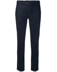 Max Mara Raw Hem Jeans - Blue