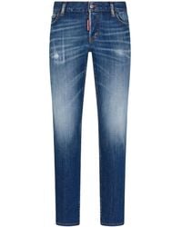 DSquared² - Tapered-Jeans mit Logo-Patch - Lyst