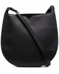 Valextra - Rounded Leather Crossbody Bag - Lyst