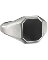 David Yurman - Streamline Sterlingsilber-Siegelring Mit Onyx (14Mm) - Lyst
