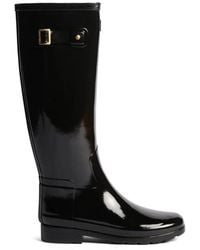 HUNTER - Refined Stiefel Mit Glanzoptik - Lyst