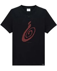 Courreges - Graphic-Print Cotton T-Shirt - Lyst