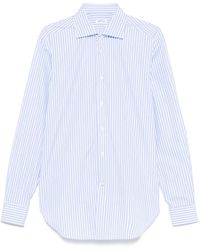 Kiton - Candy-Striped Shirt - Lyst