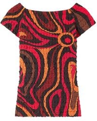 PUCCI - Marmo-Print Shibori Top - Lyst