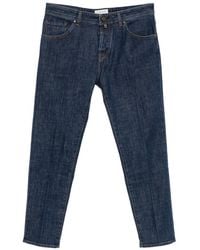 Jacob Cohen - Scott Slim-Fit Cropped Jeans - Lyst