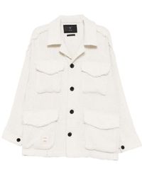 FIVE CM - Hemdjacke Mit Logo-Patch - Lyst