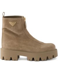 Prada - Stiefel mit Reißverschluss - Lyst