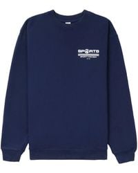 Sporty & Rich - Sports Logo-Print Sweatshirt - Lyst