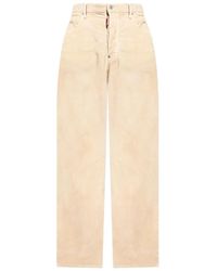 DSquared² - Pantalon En Velours Côtelé À Coupe Ample - Lyst