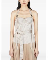 ROKH - Halterneck Corset Top - Lyst
