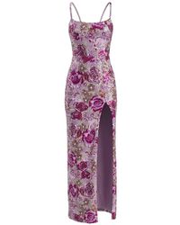 Bronx and Banco - Allegra Floral-Print Maxi Dress - Lyst