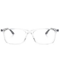 Montblanc - Brille Mit Eckiger Form - Lyst