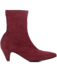 Roberto Del Carlo - Side-Zip Suede Boots - Lyst