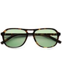 AKILA - Myca Pilot-Frame Sunglasses - Lyst